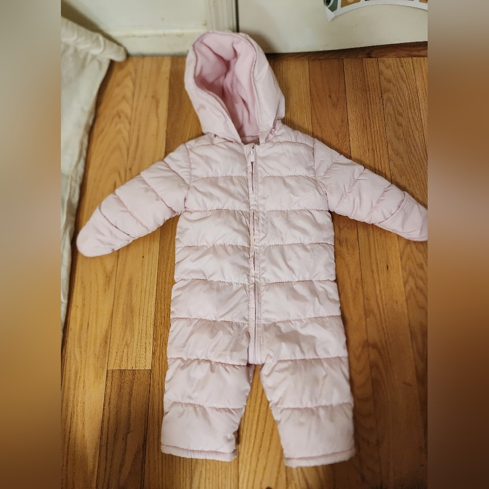 Old Navy Light Pink Baby Snowsuit